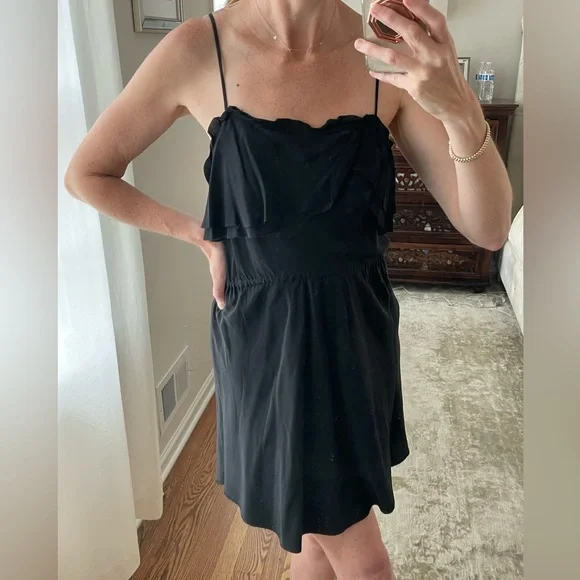 long silk black dress Verlaine Black Satin Maxi Dress main image 1